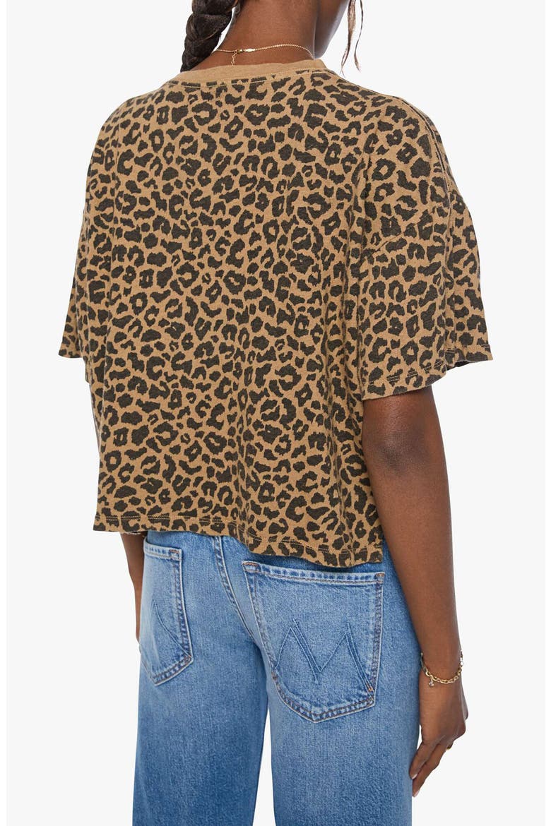 The Boxy Leopard Print Ringer T-Shirt, Alternate, color, LEAP YEAR