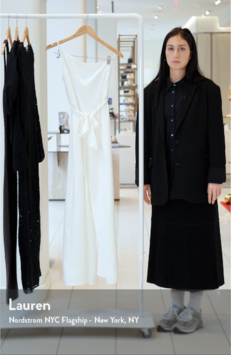 Leyton Asymmetric Jumpsuit, sales video thumbnail