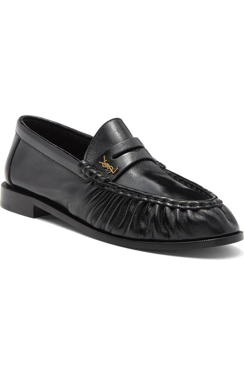 Saint Laurent Penny Loafer, Main, color, Black