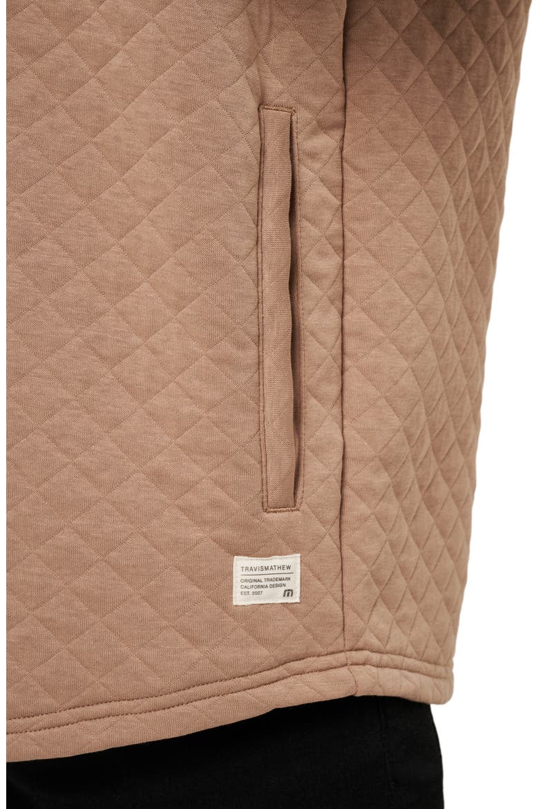 Transatlantic Quilted Henley Pullover, Alternate, color, PORTABELLA