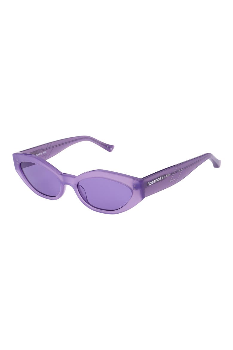 54mm Cat Eye Sunglasses, Alternate, color, PEARLISED PURPLE
