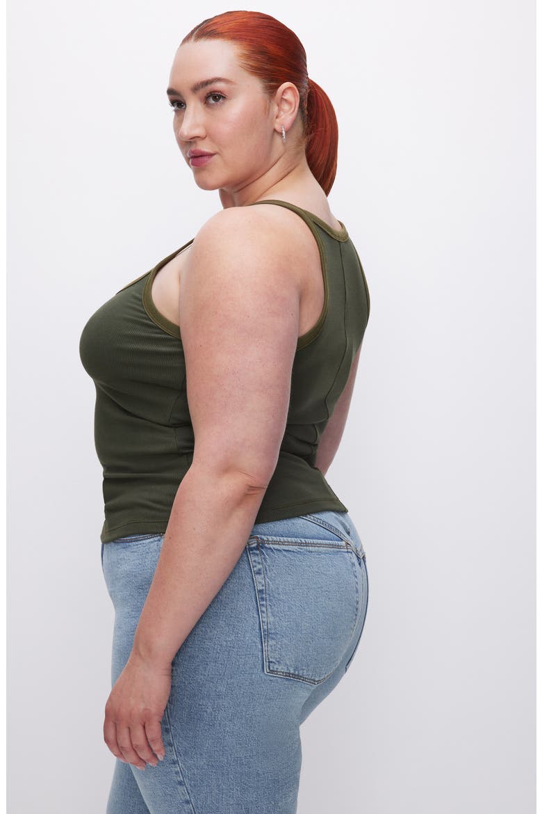 Rib Racerback Tank, Alternate, color, FATIGUE001