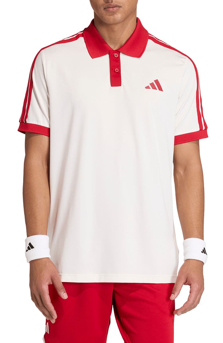 adidas Tennis Classics Polo, Main, color, Chalk White/ /