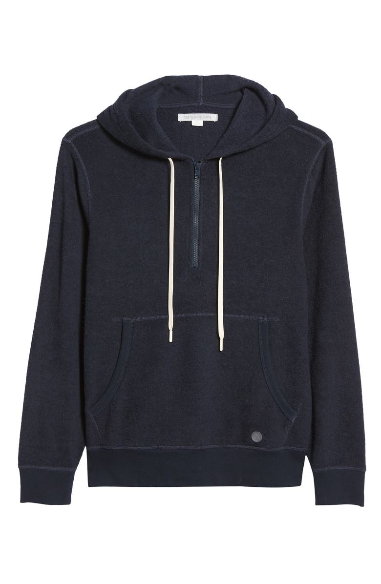 Outerknown Hightide Men's Half-Zip Hoodie, Alternate, color,