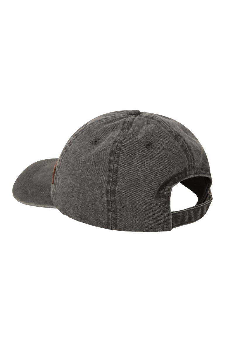 Atlas Logo Natural Baseball Cap, Alternate, color, Charcoal
