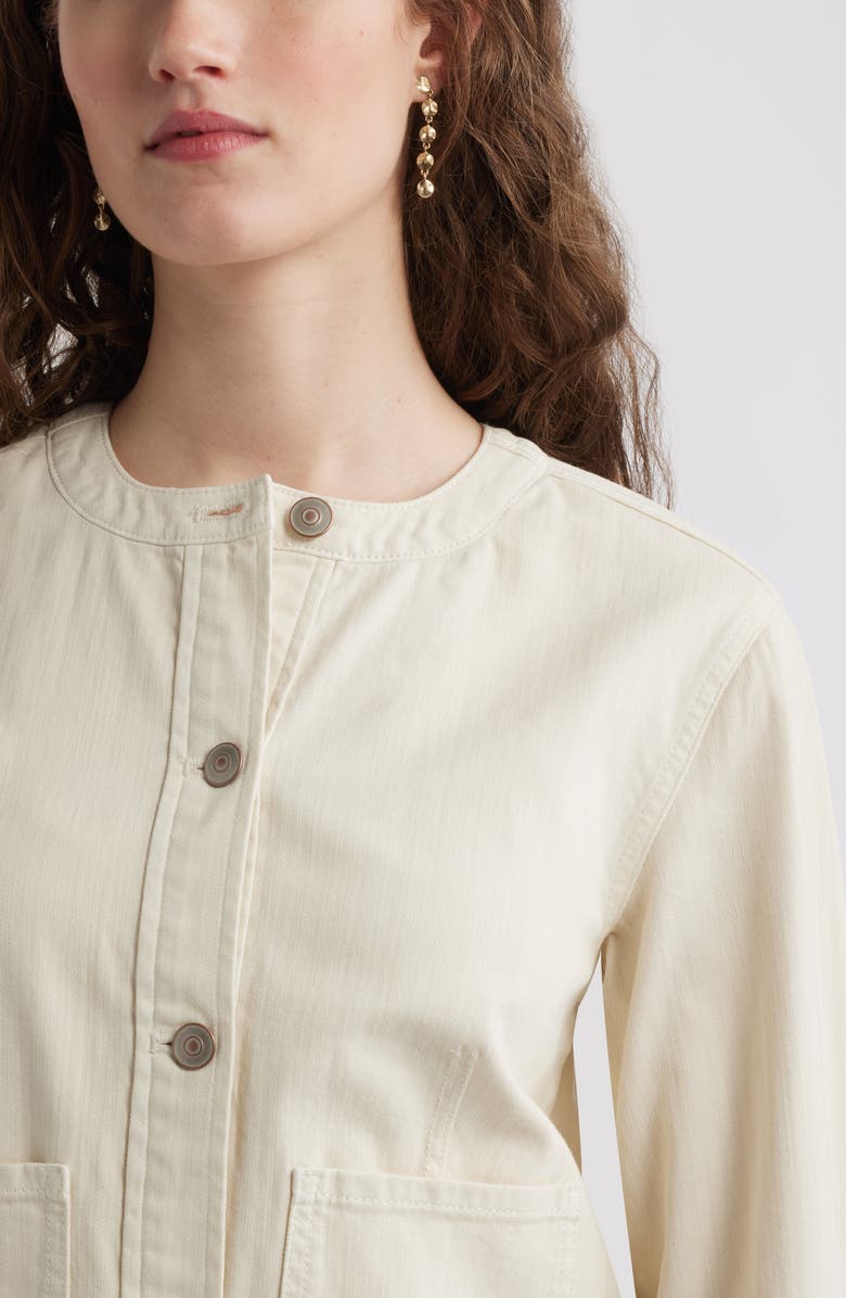 Treasure & Bond Twill Jacket, Alternate, color, Ivory Egret