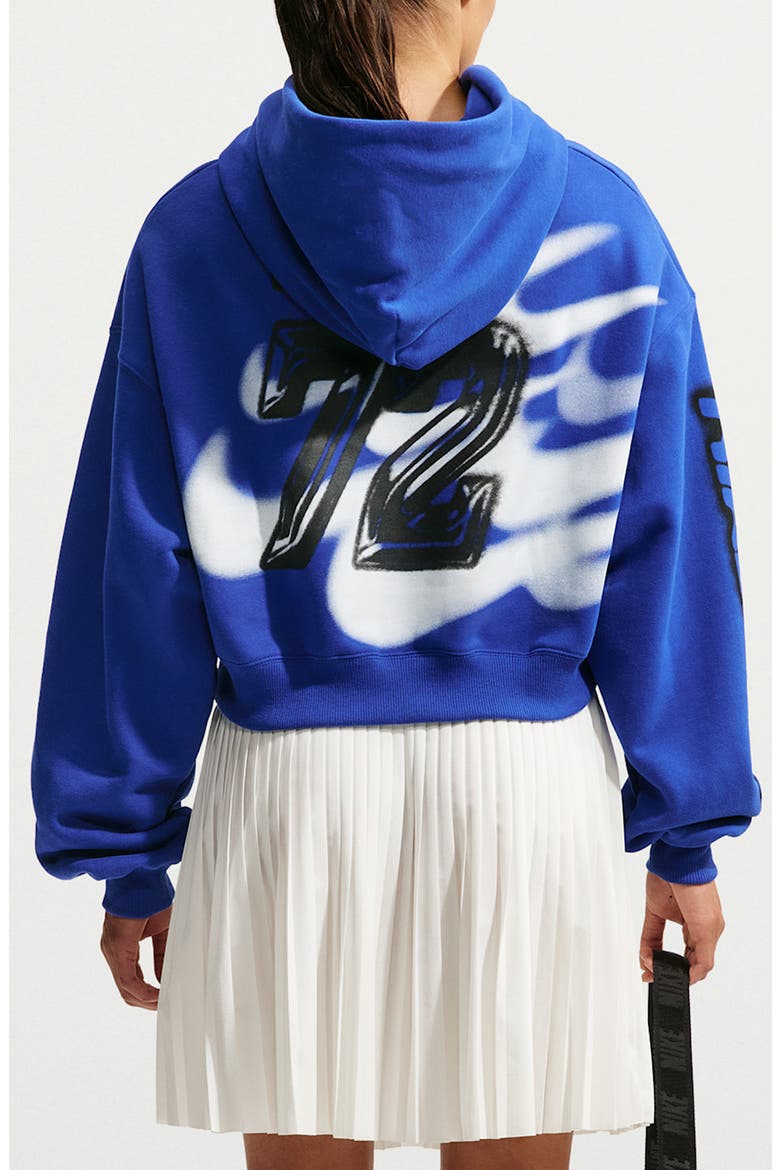 Sportswear Graphic Fleece Hoodie, Alternate, color, OLD ROYAL/ SAIL
