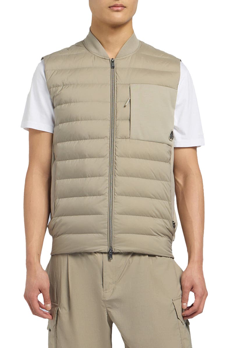 Moose Knuckles Anderson Air Down Hybrid Quilted Vest, Main, color, Dusk/ Dusk