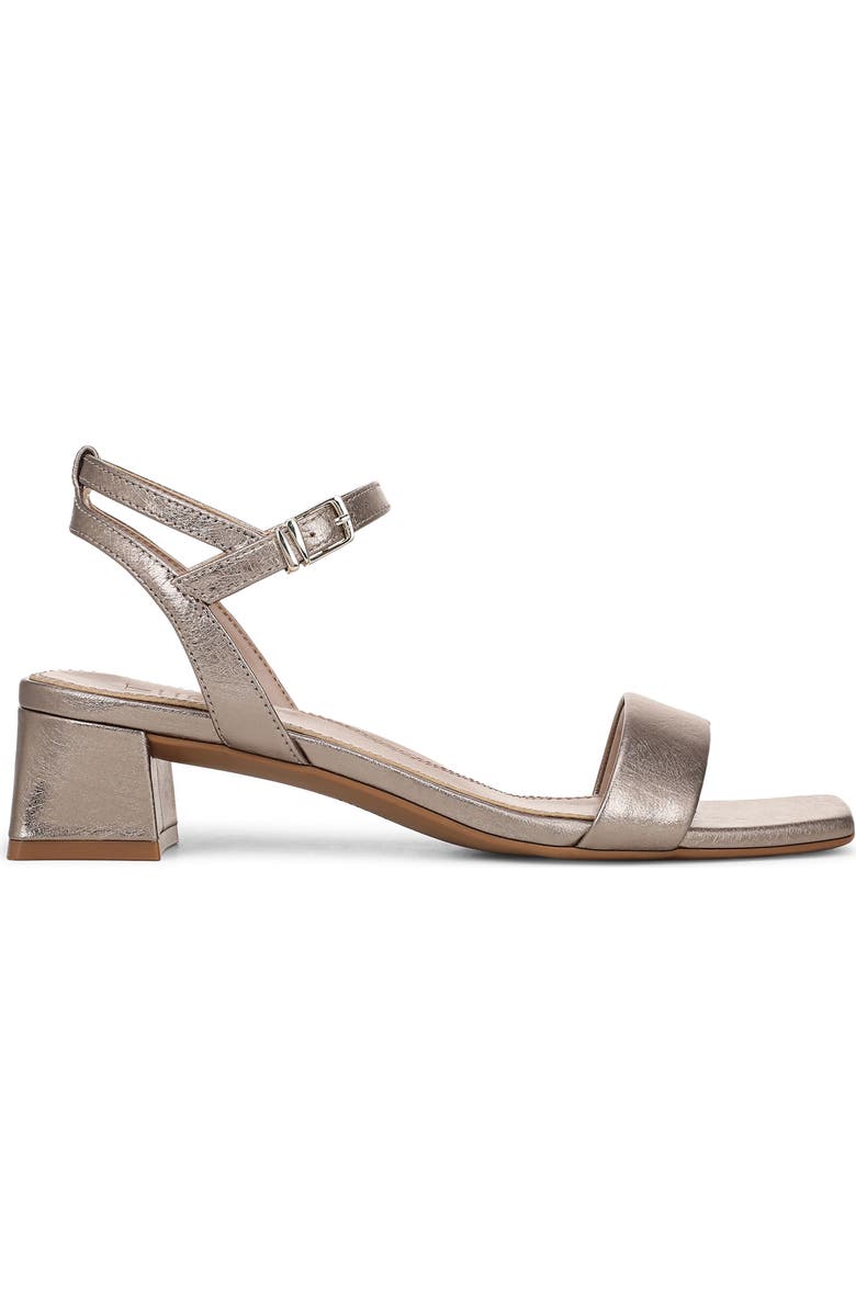Naturalizer Hana Ankle Strap Sandal, Alternate, color, Patina Pewter