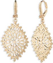Marchesa Filigree Drop Earrings