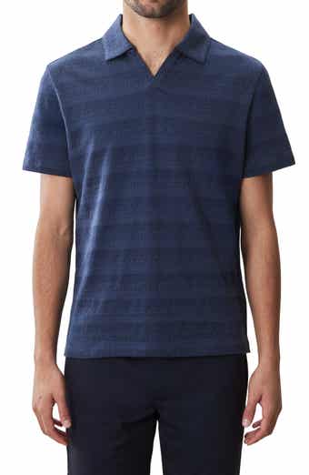 Robert Barakett Duval Stripe Johnny Collar Polo