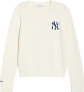 Sporty & Rich Heritage Yankees Serif Crewneck Sweater