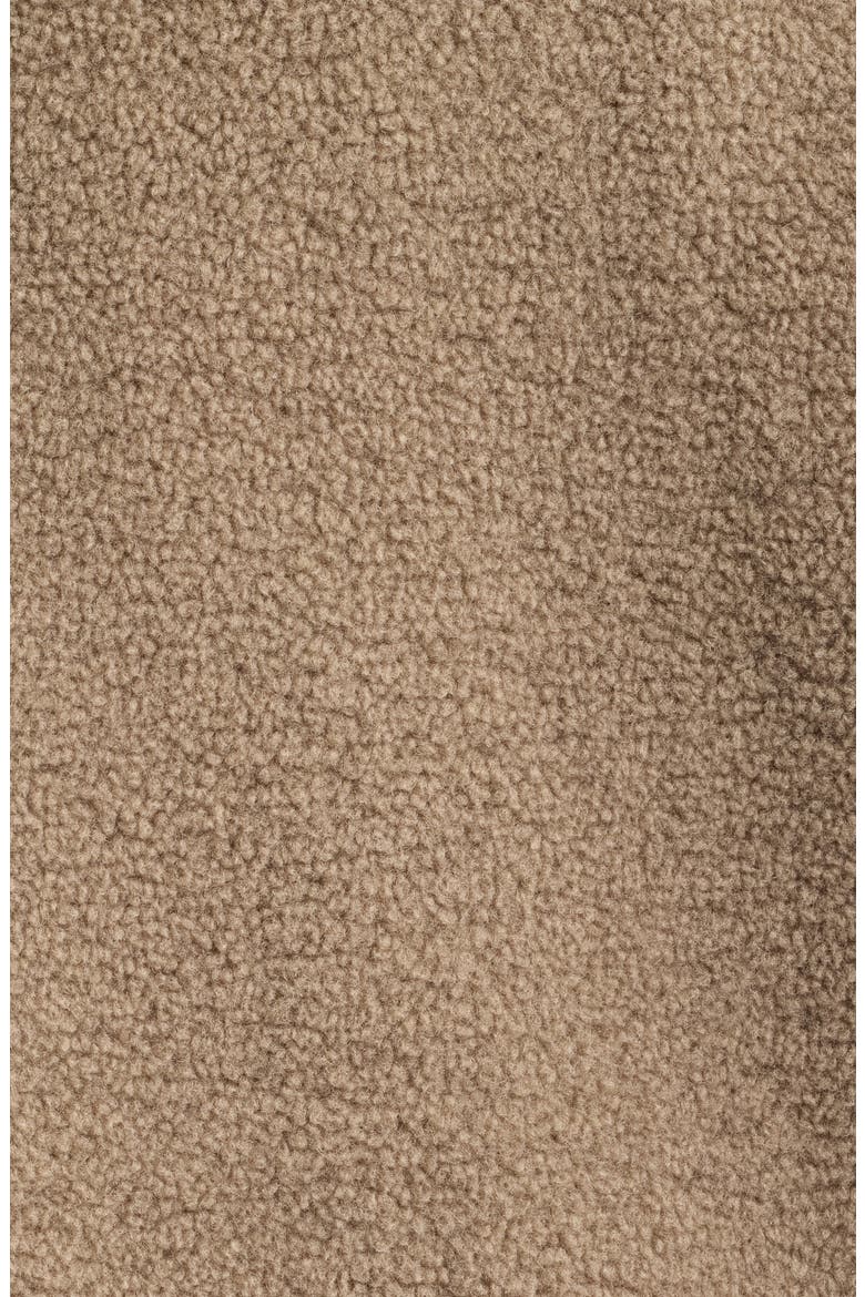 Fleece Jacket, Alternate, color, TAUPE/BLACK