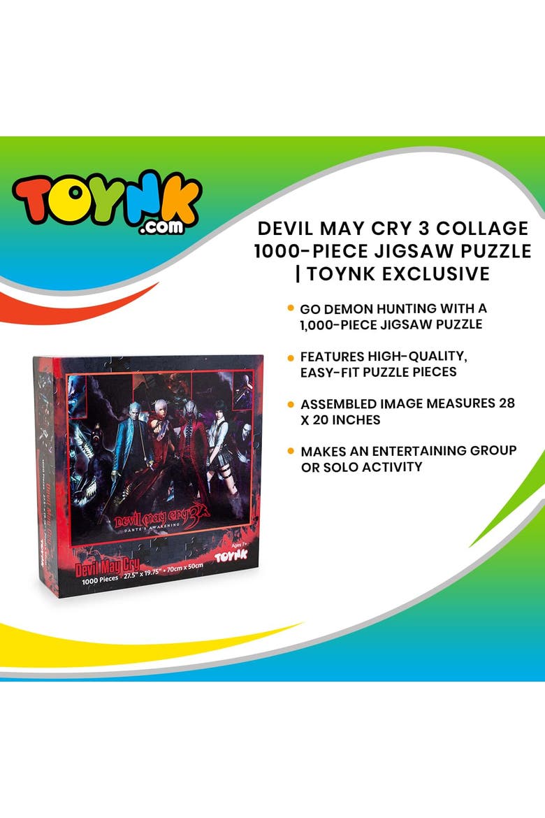 Devil May Cry Collage 1000 Piece Jigsaw Puzzle, Alternate, color, Multi-Color
