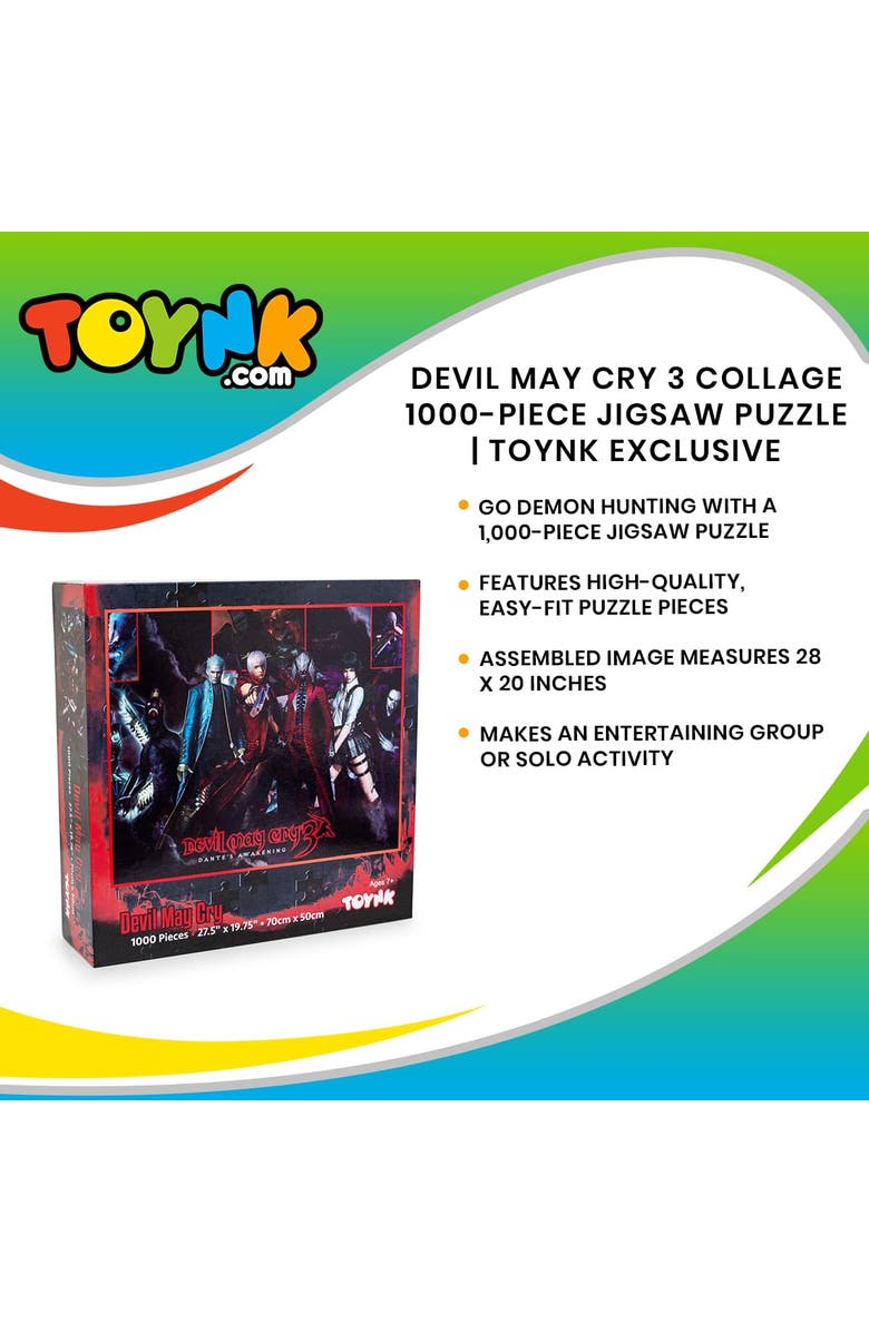 Toynk Devil May Cry Collage 1000 Piece Jigsaw Puzzle, Alternate, color, Multi-Color
