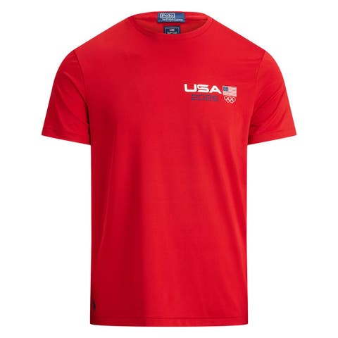 Men's Polo Ralph Lauren Team USA Stretch Jersey T-Shirt