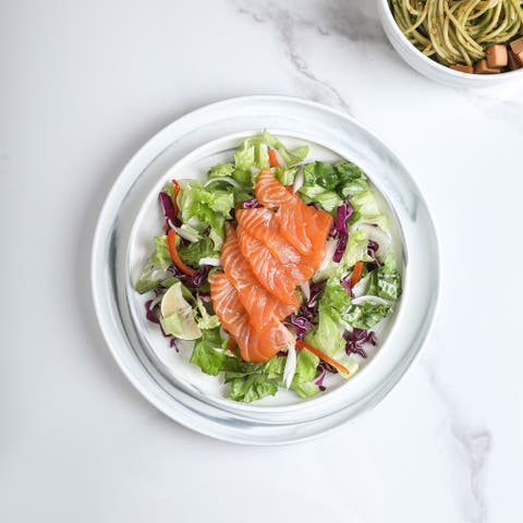 Brighton Porcelain 4-Piece Salad Plate Set