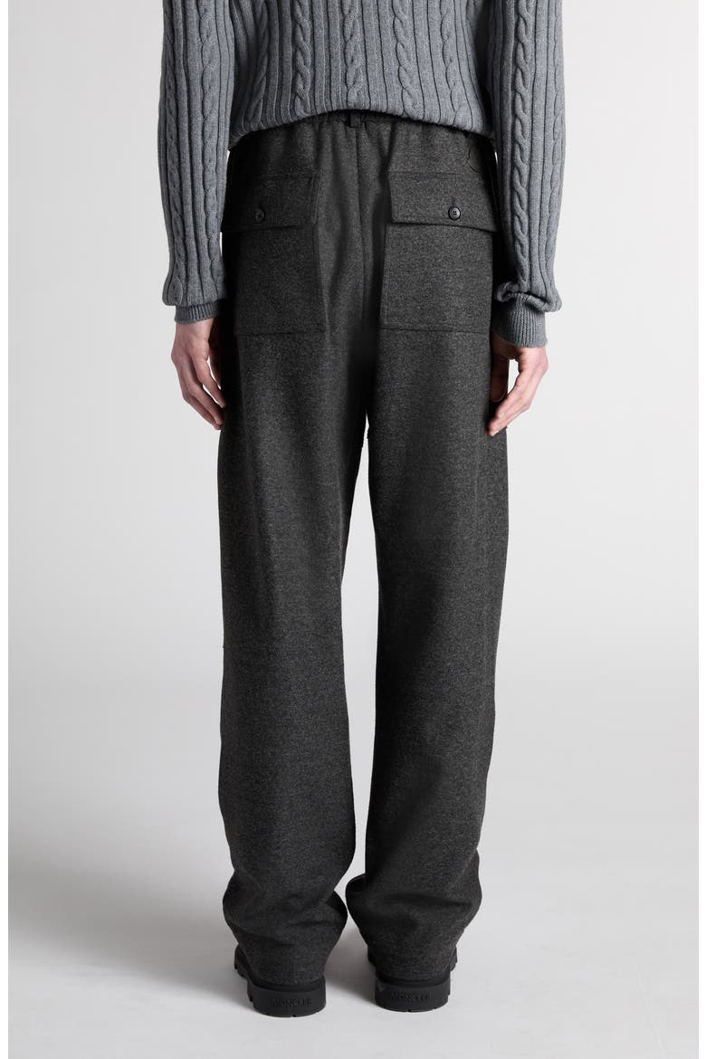 Knit Straight Leg Sweatpants, Alternate, color, DARK GRAY MELANGE