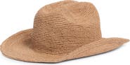 Brixton Odessa Packable Straw Cowboy Hat