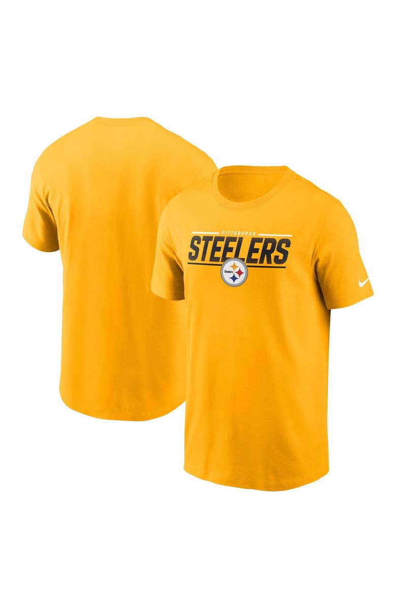 Nike Men's Nike Gold Pittsburgh Steelers Muscle T-Shirt, Main, color, 