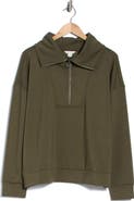 Caslon® Quarter Zip Sweatshirt