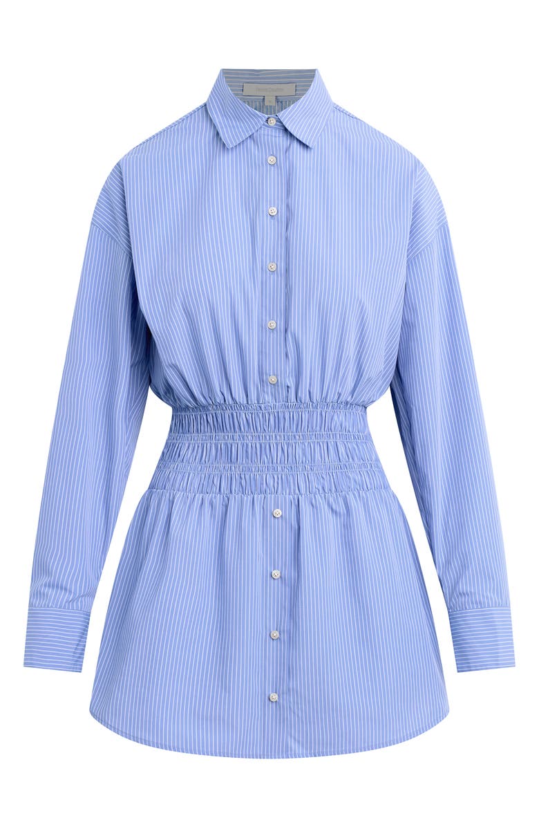 Favorite Daughter The Waist Not Mini Shirtdress, Alternate, color, Blue/ White Stripe