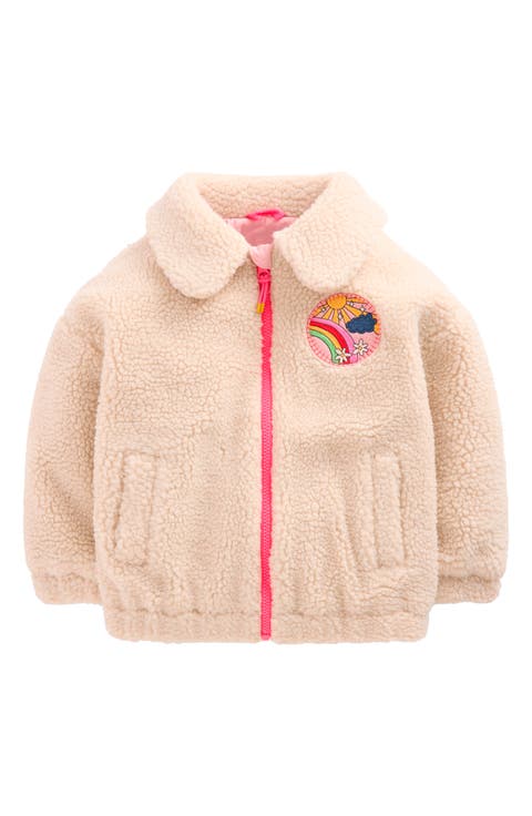 Kids' Collared High-Pile Fleece Jacket