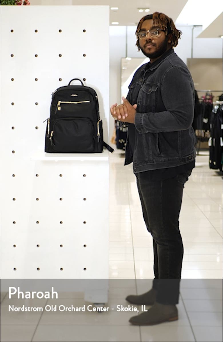 Voyageur Carson Leather Backpack, sales video thumbnail