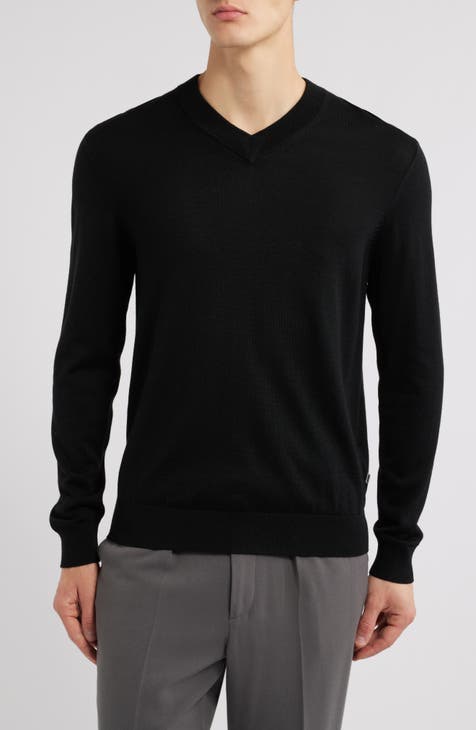 Vince V-Neck Cotton Men's factory Sweater