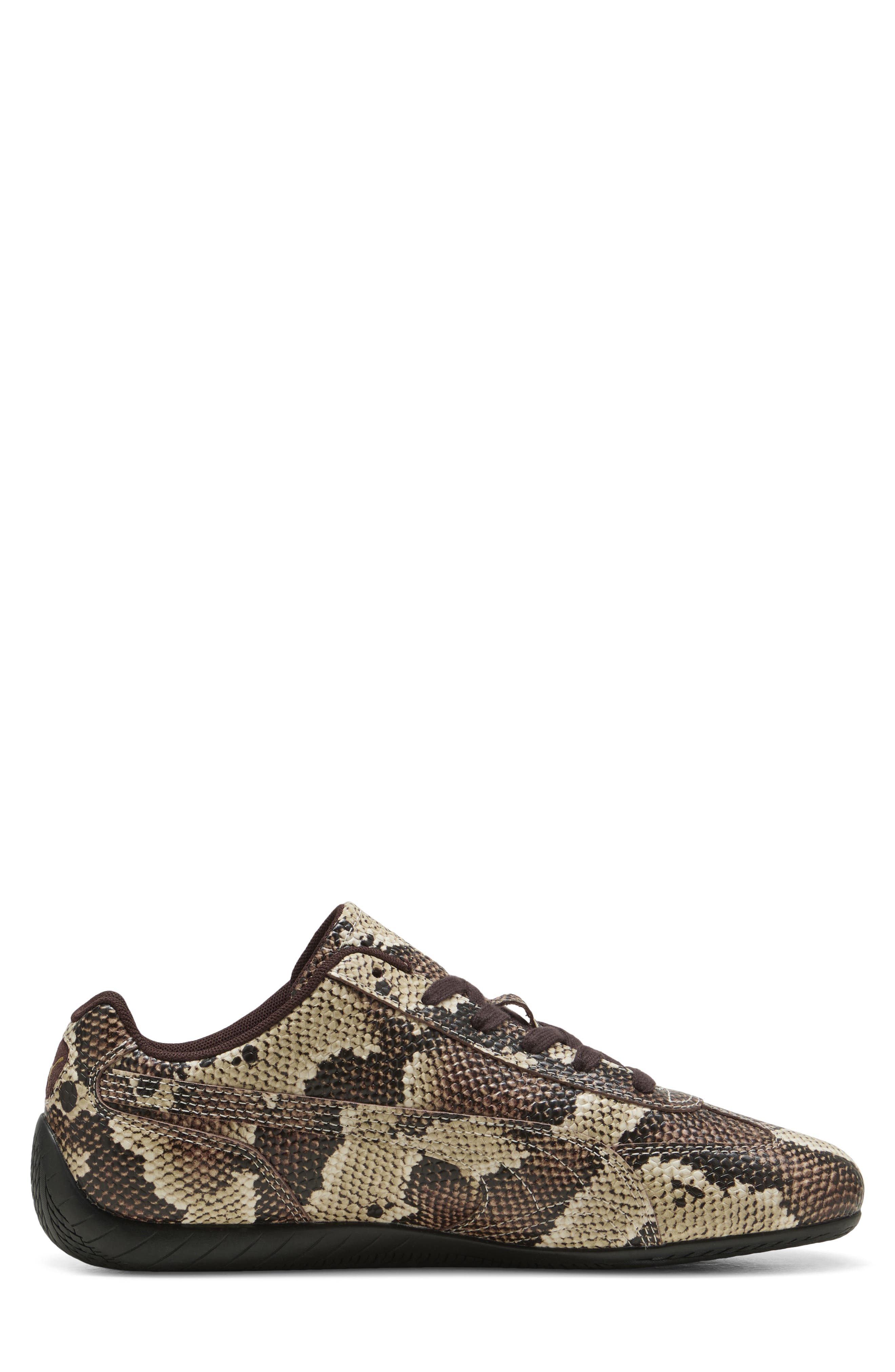 PUMA Speedcat Snake Sneaker, Alternate, color, Bitter Chocolate/ Almond