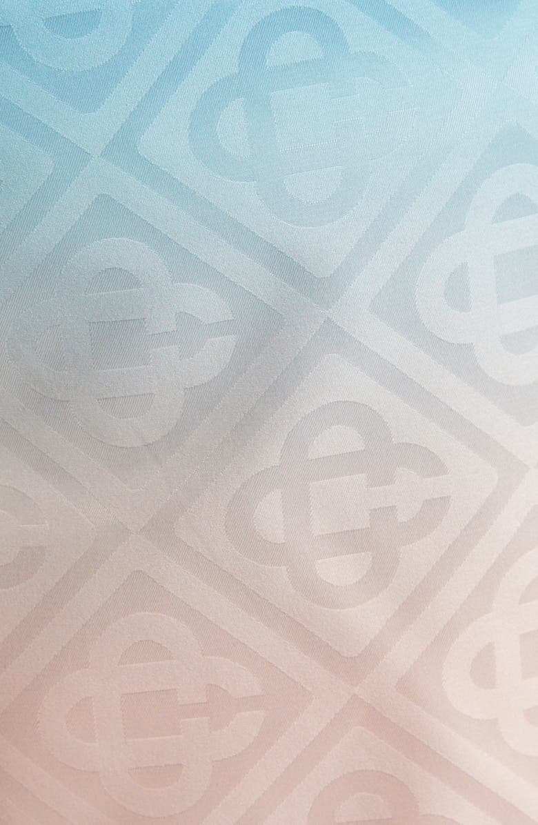 Casablanca Gradient Monogram Swim Trunks, Alternate, color, Blue Gradient