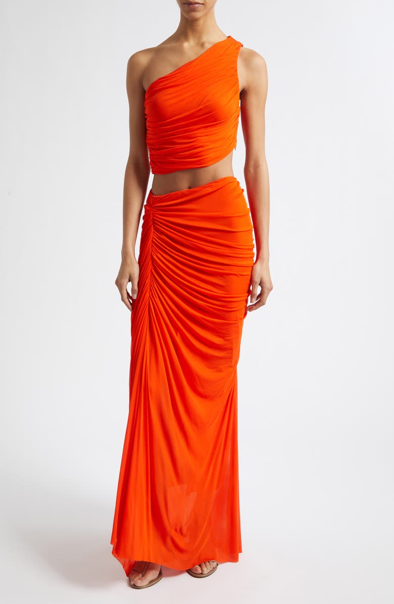 A.L.C. Cleo Skirt, Alternate, color, Orange Crush
