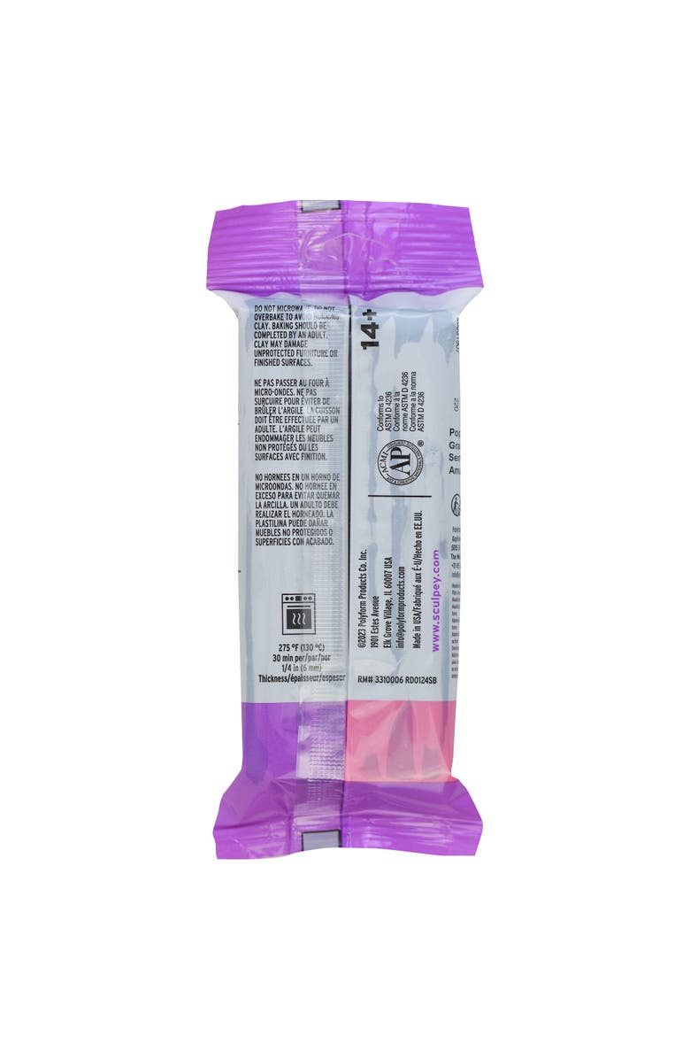 Sculpey Soufflé Polymer Clay Poppy Seed 7oz Pack, Alternate, color, Multicolored