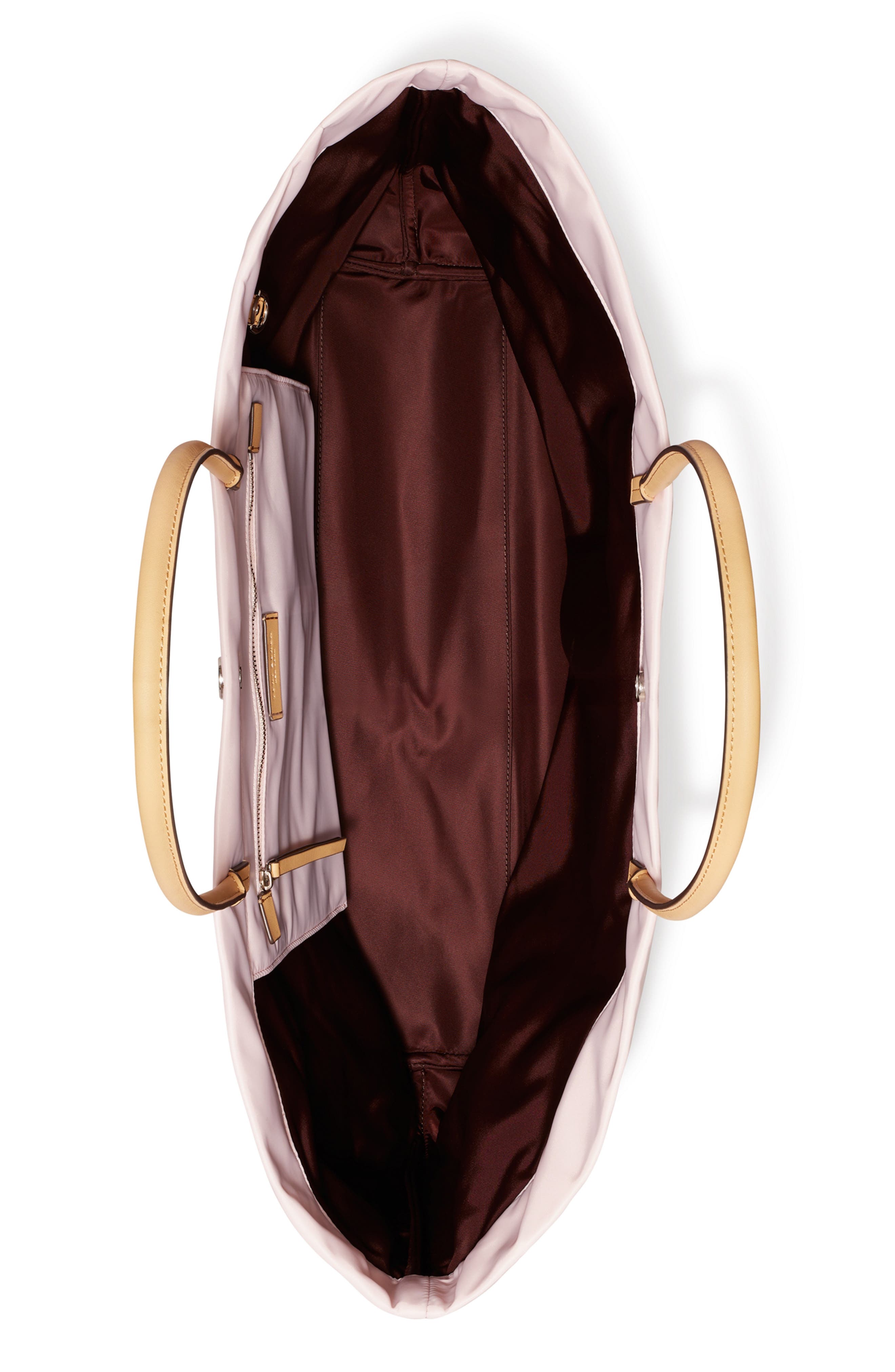 Tory Burch Ella Twist Tote, Alternate, color, Rose Mist