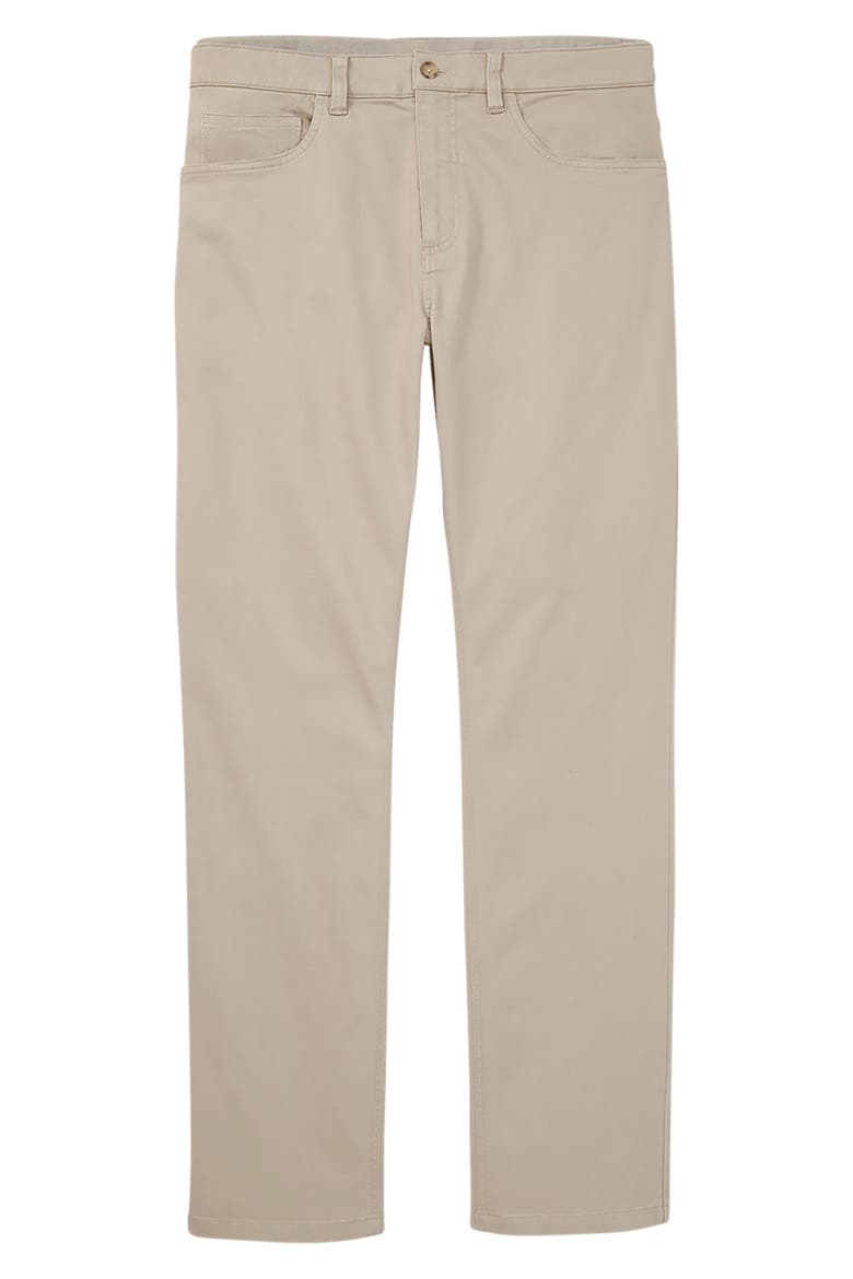 Horizon Modern Fit Stretch Cotton Blend 5-Pocket Pants, Alternate, color, KHAKI