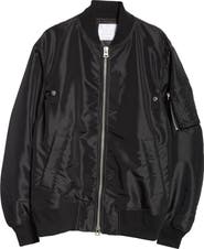Sacai Nylon Twill Bomber Jacket | Nordstrom