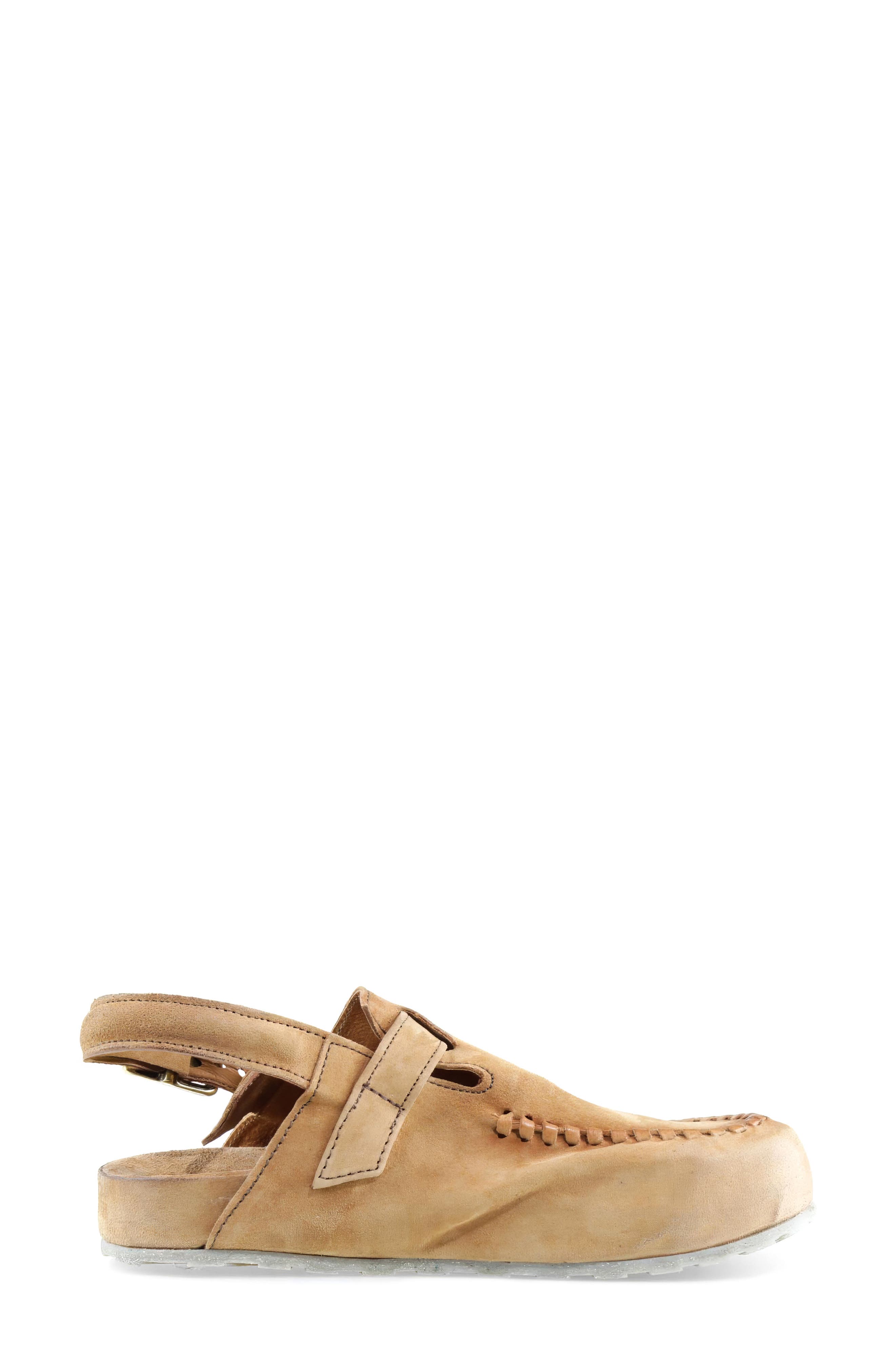 Reid Slingback Clog, Alternate, color, CAMEL