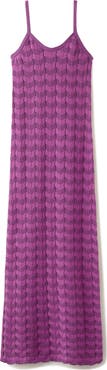 MANGO TEEN Openwork Diamond Knit Dress