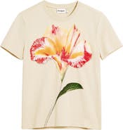 Desigual Embroidered Pansy Cotton Graphic T-Shirt