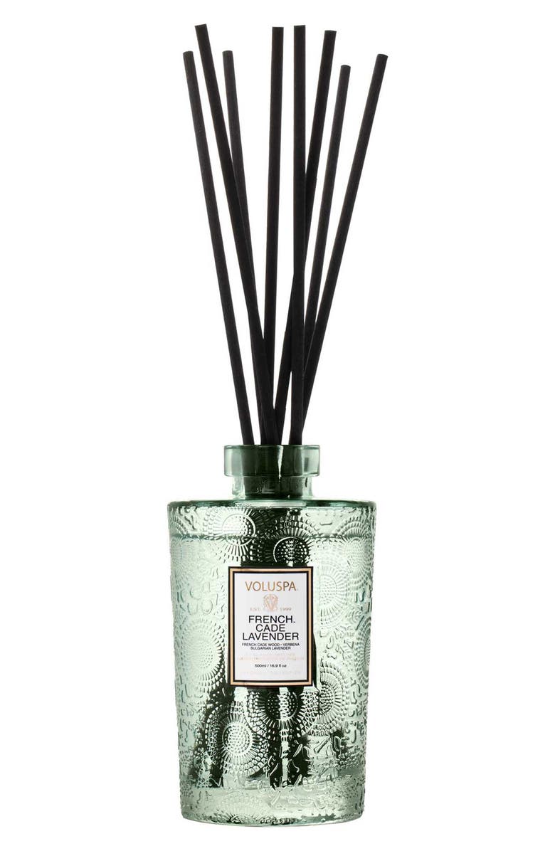 Voluspa French Cade Lavender Luxe Reed Diffuser, Main, color, French Cade