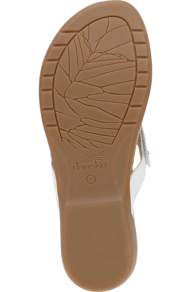 Dansko Rosalia Flip Flop, Alternate, color, White