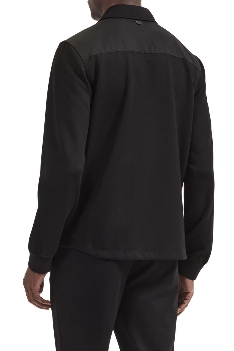 Soft Touch Knit Shirt Jacket, Alternate, color, BLACK