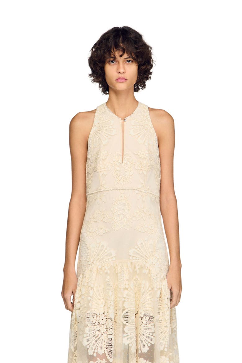 sleeveless guipure lace maxi dress Amazon.com: Trendy Dresses for Women 2023 Guipure Lace Insert Ruffle Hem  Tube Dress Sleeveless Long Dress Pink : Clothing, Shoes & Jewelry