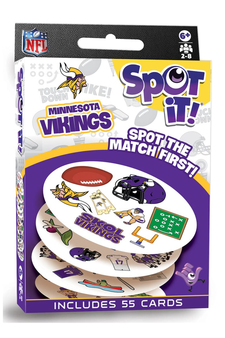 Minnesota Vikings Spot It! Card Game, Main, color, Multicolor