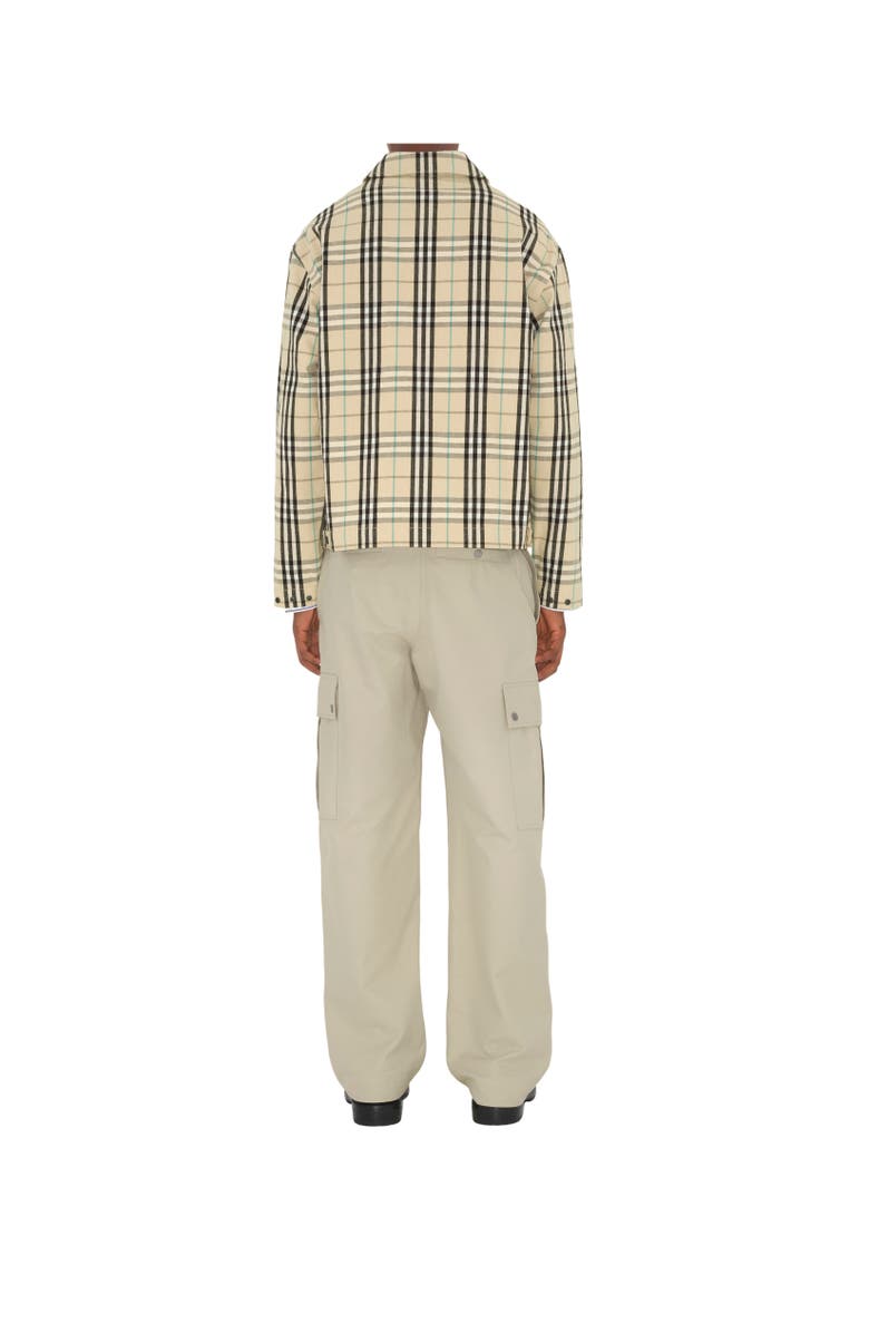 Burberry Check Cotton Harrington Jacket, Alternate, color, 