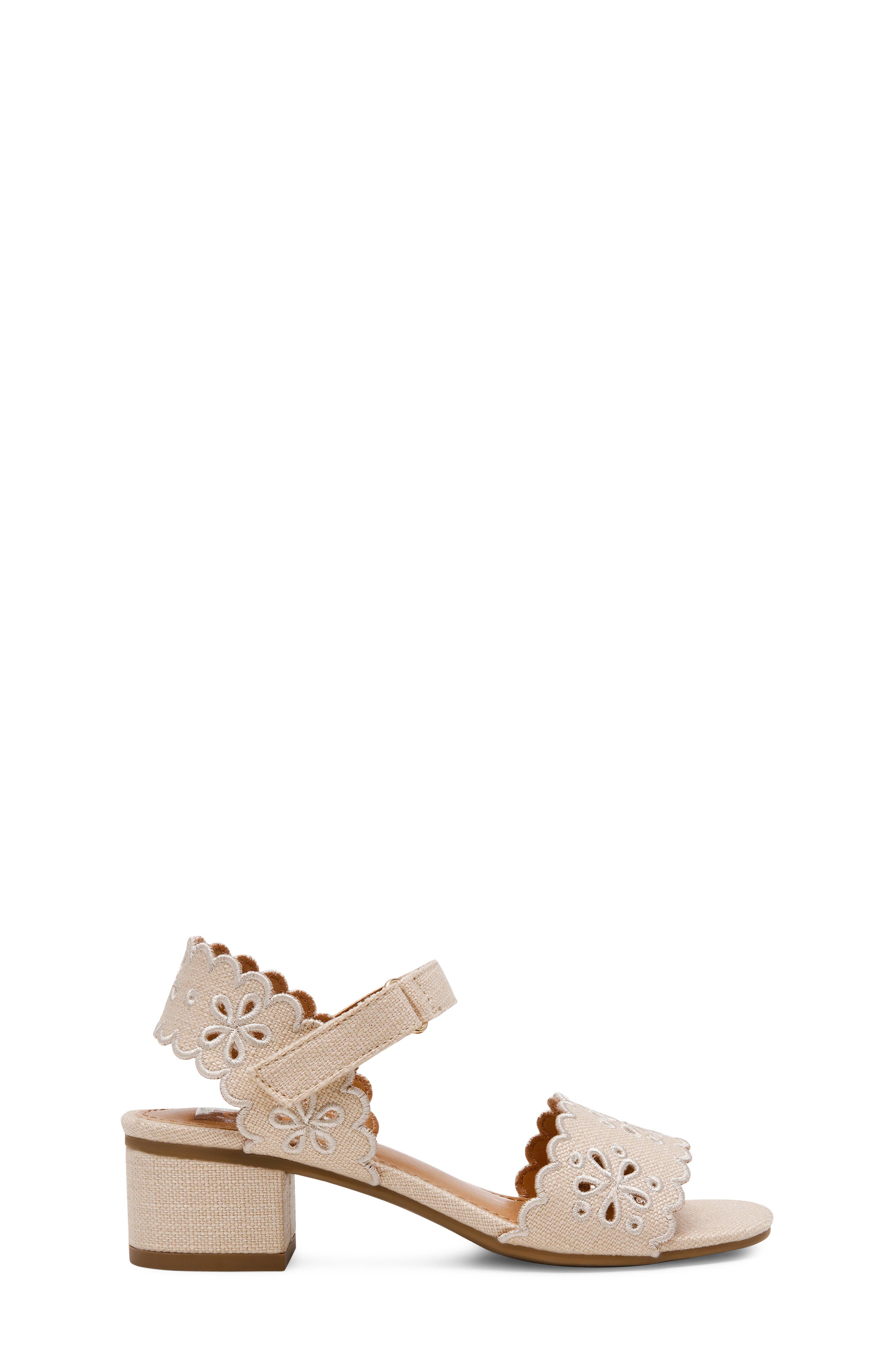 DV by Dolce Vita Kids' Gazzel Linen Sandal, Alternate, color, Natural