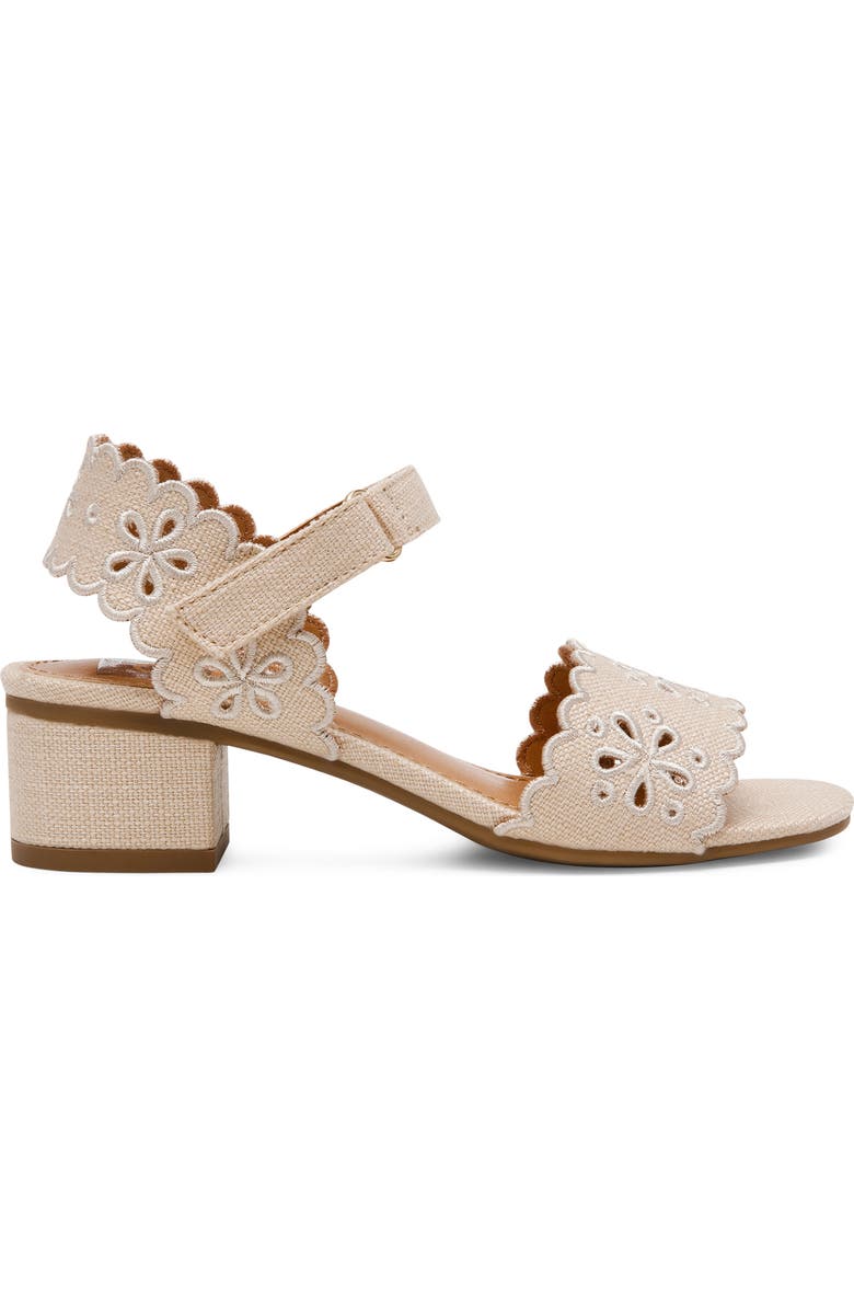 DV by Dolce Vita Kids' Gazzel Linen Sandal, Alternate, color, Natural