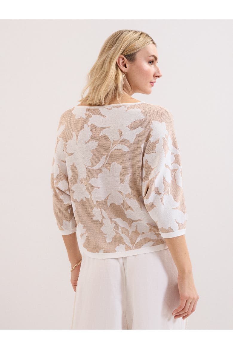 Batwing Knitted Jumper, Alternate, color, Gold