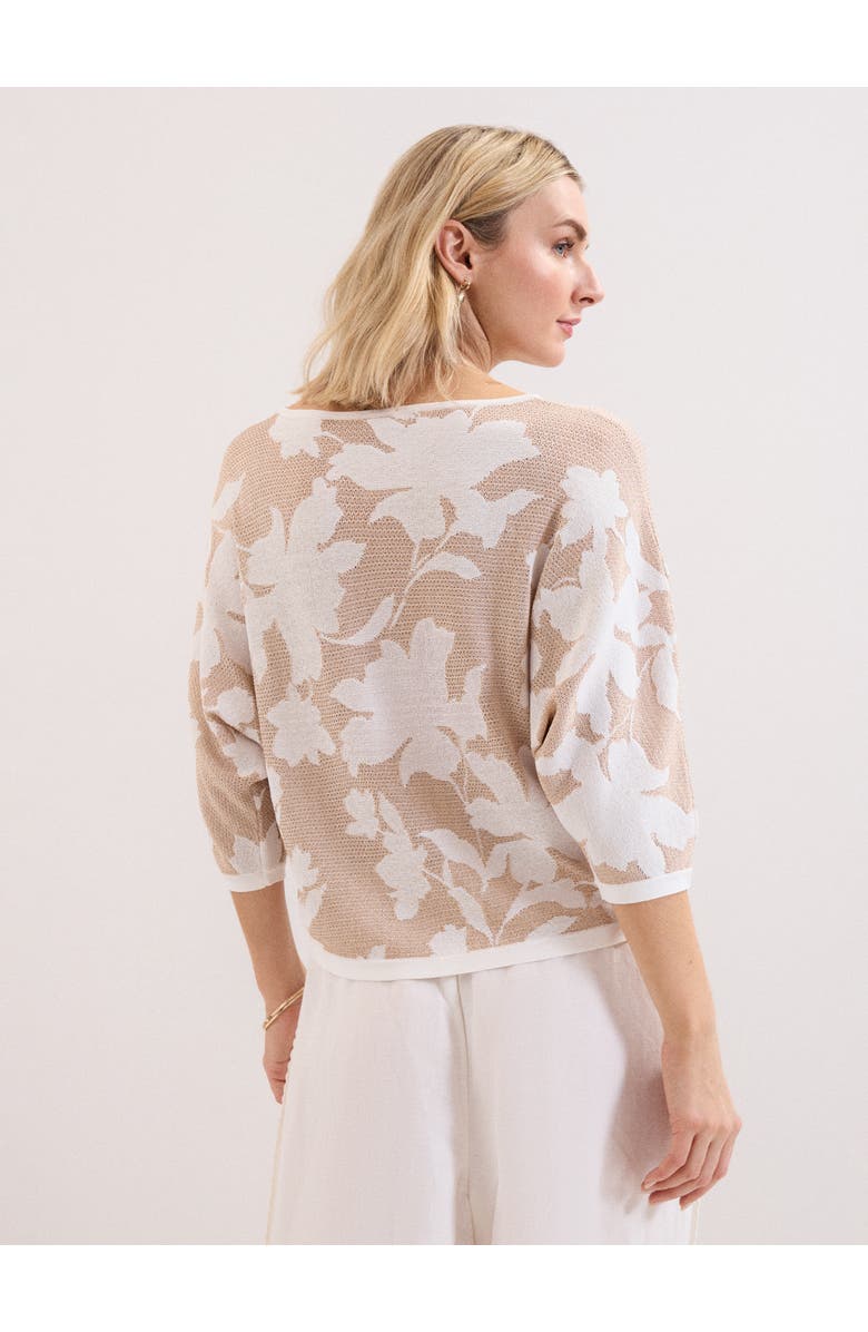 Phase Eight Batwing Knitted Jumper, Alternate, color, Gold