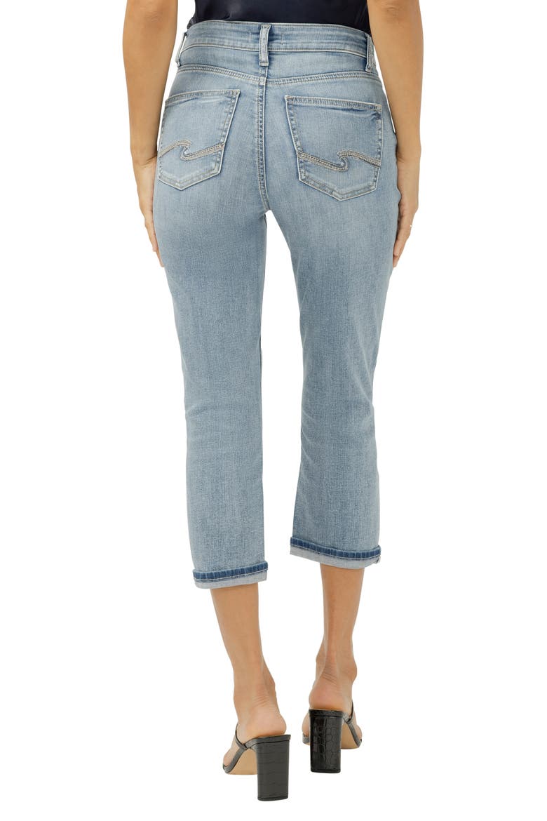 Avery Curvy High Waist Capri Jeans, Alternate, color, ORLANDO